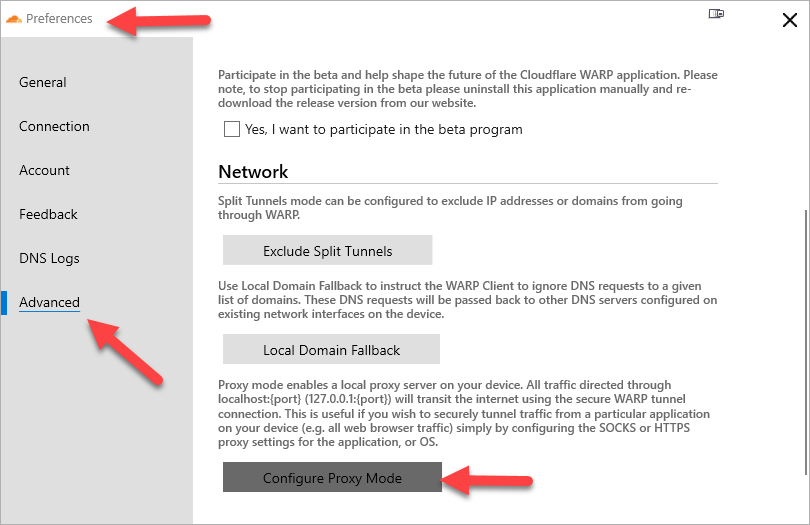 Cloudflare Warp Zero Trust Bibica Net