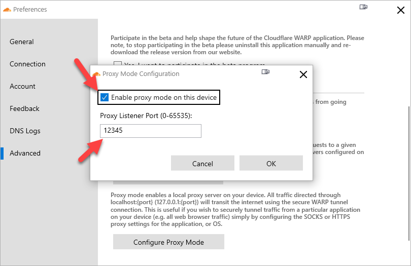 Cloudflare Warp Zero Trust Bibica Net